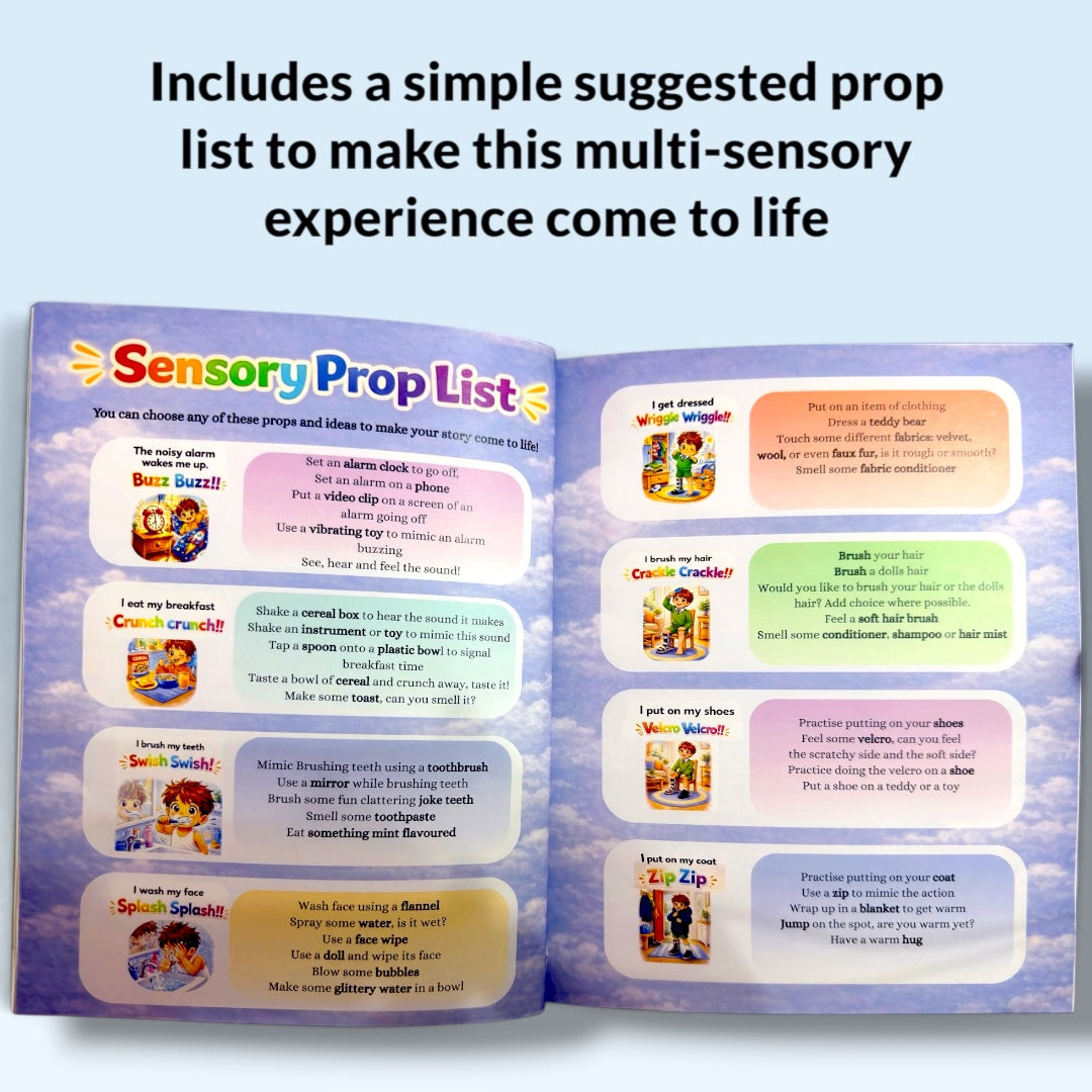 I Go to School- Sensory Transtion Story Book