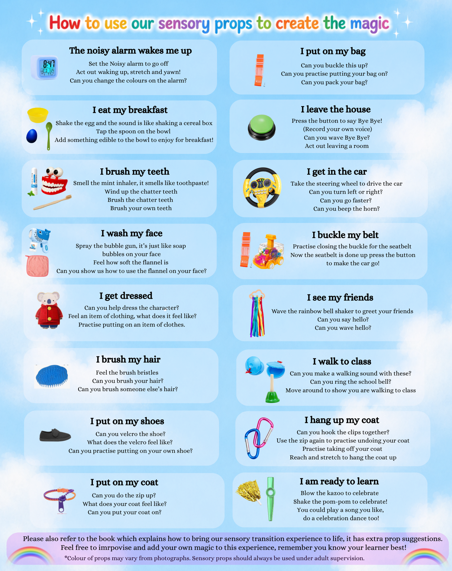 I Go to School Sensory Transition Experience